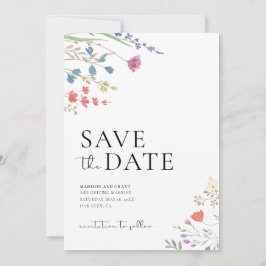 Boho Save the Date, Photo Save the Date Investigat Inbjudningar