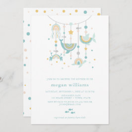 Boho Sea Animal Baby Shower-inbjudan Inbjudningar