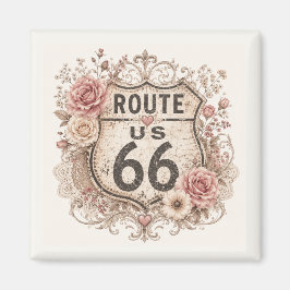 Boho Shabby Chic Morvägen Souvenir Magnet