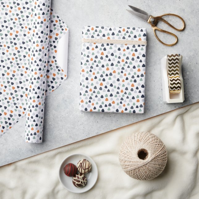 Boho Shapes Baby Presentpapper (Hantverk)