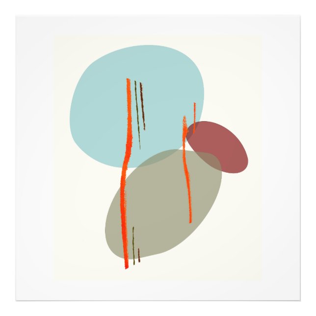 Boho Shapes Fototryck (Framsidan)