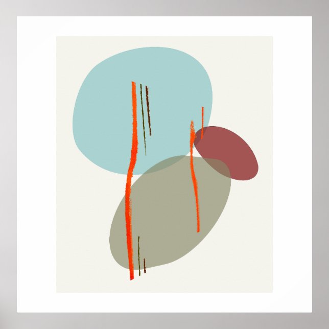 Boho Shapes Poster (Framsidan)