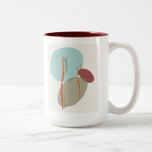 Boho Shapes Två-Tonad Mugg