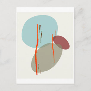 Boho Shapes Vykort