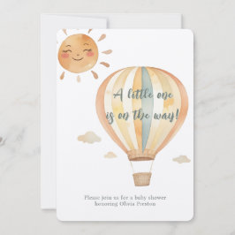 Boho Simpity Välkommen Little One Shower Inbjudningar