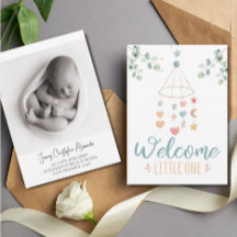Boho Simplicit Välkommen Little One Baby