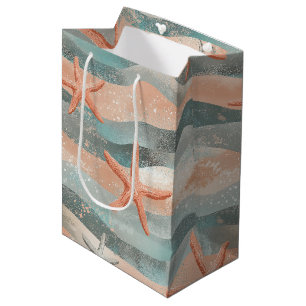 Boho sjöstjärna terrakotta teal organisk strand