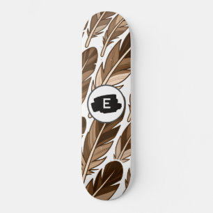 Boho Skateboard - Anpassningsbar Monogram med Brow
