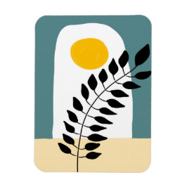 Boho skisskonst magnet
