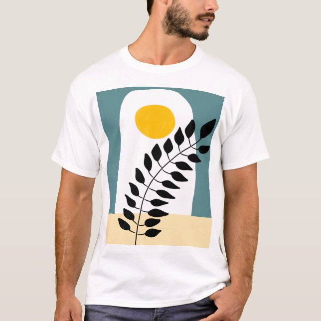Boho skisskonst t shirt (Framsida)