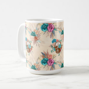 Boho Skull Series Design 3 Kaffemugg
