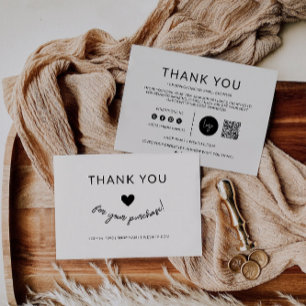 Boho Small Business - tackkort, Tack Kort