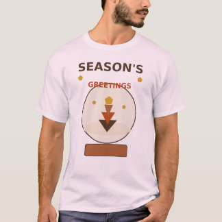 Boho Snöglob, Retro Julscen T Shirt