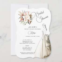 Boho Soft Färgad Ro Flowers Möhippa