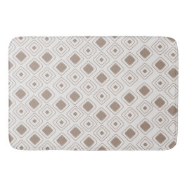 Boho Soft Neutralt Tribal Geometric Aztec Mönster Badrumsmatta