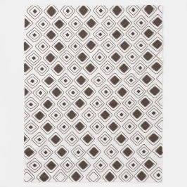 Boho Soft Neutralt Tribal Geometric Aztec Mönster Fleecefilt