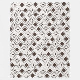 Boho Soft Neutralt Tribal Geometric Aztec Mönster Fleecefilt