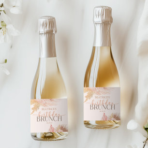 Boho Soft Rosa Blommigt Flower Birthday Brunch Par