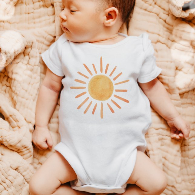 Boho Sol 1:a födelsedag Första Resa Little Sunshin T Shirt (Skapare uppladdad)