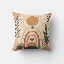 Boho Sol & Botanisk Konst Kudde
