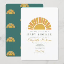 Boho Sol Colorful Baby Shower