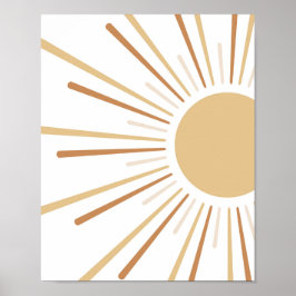 Boho Sol Kids Decor Poster