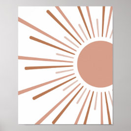 Boho Sol Kids Decor Poster