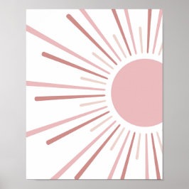 Boho Sol Kids Decor Poster