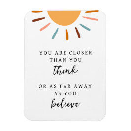 Boho Sol Motivational Mindset Quote Magnet