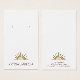 Boho Sol Rays Earring Visning Visitkort