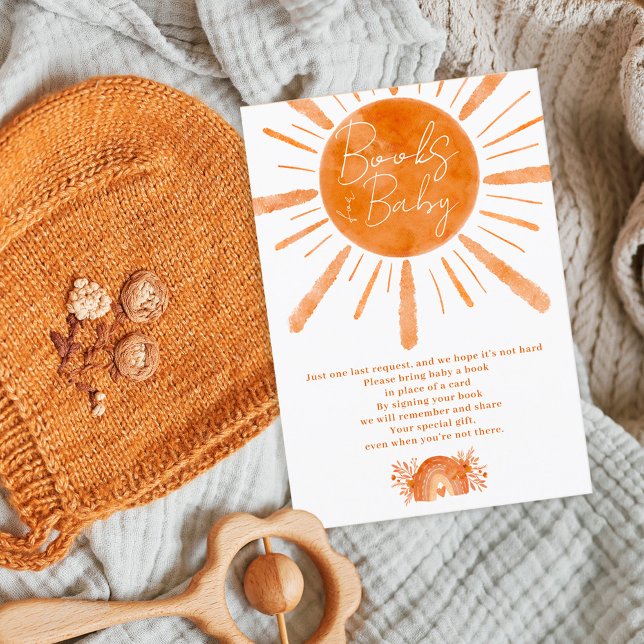 Boho sol-regnbågens orange för med sig bok tilläggskort (Skapare uppladdad)