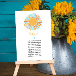 Boho Sol Retro Boho Sunshine Bordsnummer
