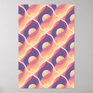 Boho Solnedgång Poster