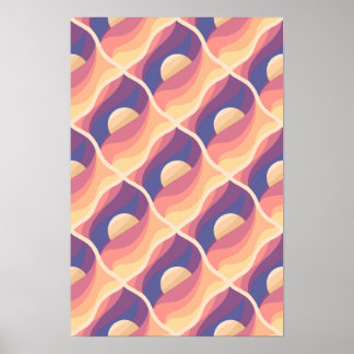 Boho Solnedgång Poster