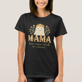 Boho Solros Ghost Mamma ’Boo Crew’ Halloween T Shirt
