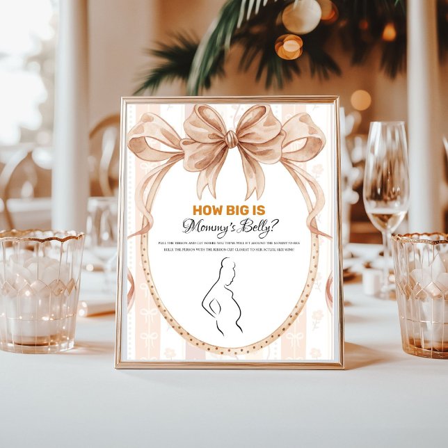 Boho söt Little Paj på babyskylten Shower Poster (Skapare uppladdad)