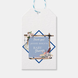 Boho Southwest Chambray Baby Shower Presentetikett