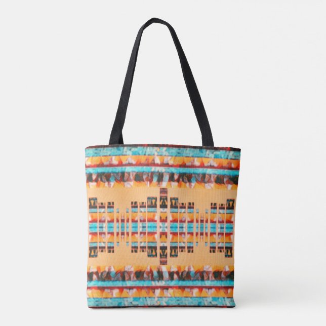 Boho Southwest Inspired Tygkasse (Baksida)