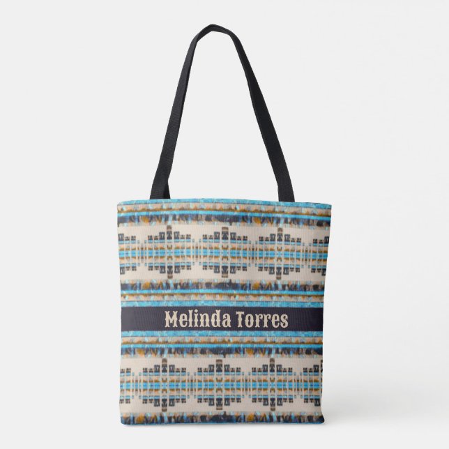 Boho Southwest Inspired Tygkasse (Baksida)