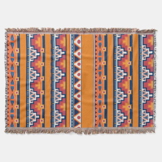 Boho Southwest Santa Fe Stil Filt (Framsidan)