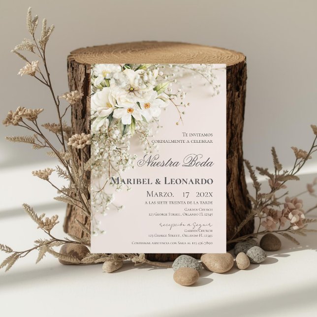 Boho Spanish Wedding Invitation Inbjudningar (Skapare uppladdad)
