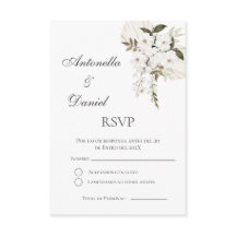 Boho spansk bröllop RSVP-kort