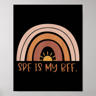 Boho Spf är min BFF Dermatology Dermatologists Der Poster