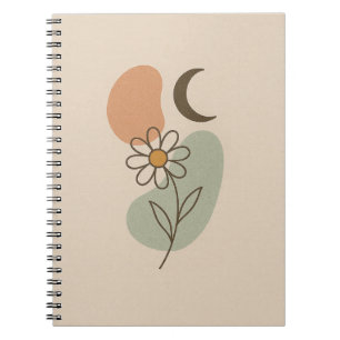 Boho Spiral bärbar dator - Aesthetic Minimalist Anteckningsbok