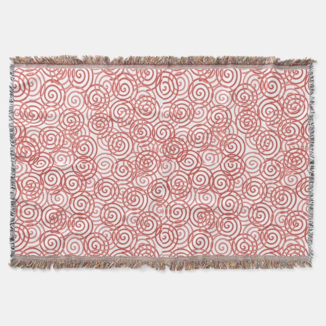 Boho Spiral Filt (Framsidan)