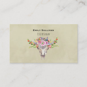 Boho-stamcellsskal med Blommigt av Snyggt Visitkort