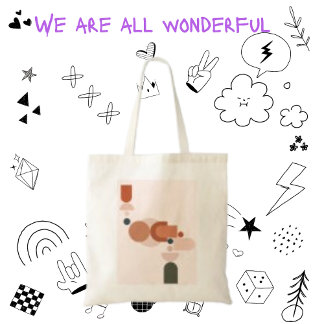 Boho Stil Modern Bohemian Design Tote bags Tygkasse