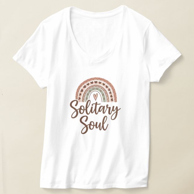 Boho stil-själsdesign t shirt (Laydown)