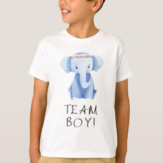 Boho Stil Team Boy Team Girl Gender Reveal Party T Shirt
