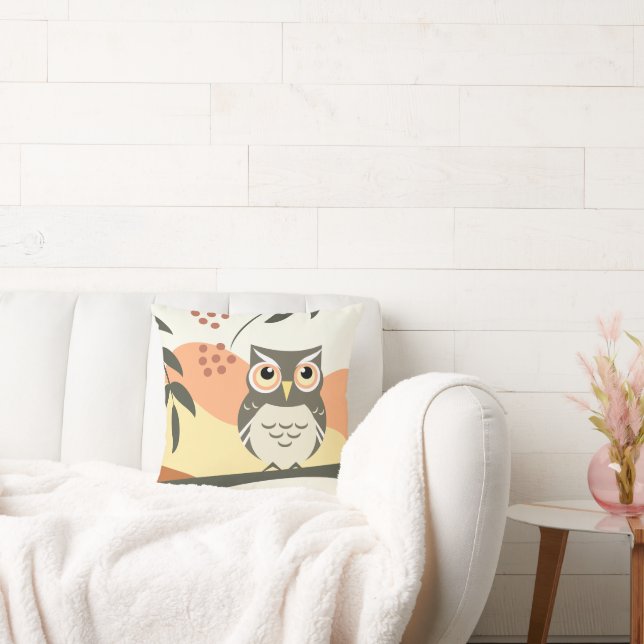 Boho Stil Uggla Design Pillow Kudde (Soffa)